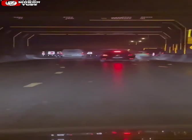 Video :He is pulled down the road while attempting to fly in an automobile!